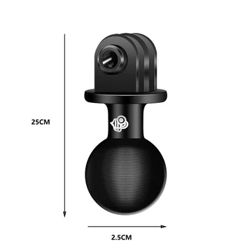 1inch Mini Állvány Labda Fejét Bázis Adapter GoPro 360degree Forgatás Labda Fejét Kamera Állvány állvány Tartók Motor