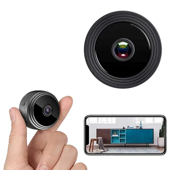 Hd 1080P Vezeték nélküli Mini WiFi Kamera Otthoni Biztonsági Mikro-Cam Video Audio Felvevő Kamera éjjellátó Mikro-Cam