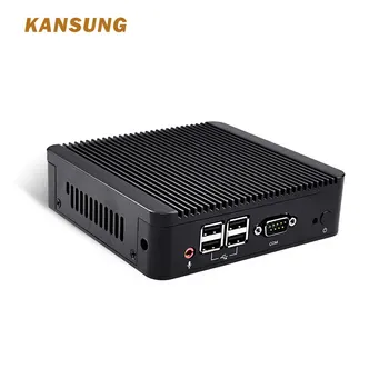Kansung K210S Fan Design Core i3 3217U Dual Core Processzorral, DDR3 Foglalat Akár 8G, 2 LAN Pfense Tűzfal Mini PC
