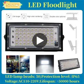 LED Floodlight 50W Kültéri Fali 110V, 220V Fekete Floodlight utca IP65 Vízálló Reflektor Kerti Világítás