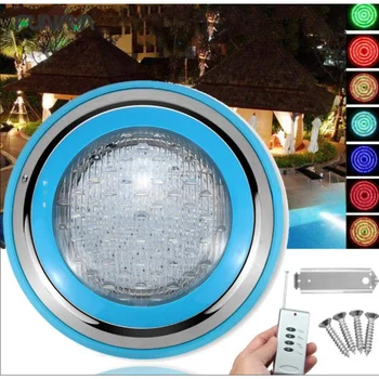 LED-Medence Lámpa, 12V AC Rozsdamentes Acél vízálló 15W 25W 35W 45W Meleg/Hideg Fény, Víz alatti Távirányítóval RGB Lámpa