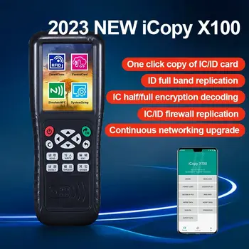 NFC Smart Kártya Olvasó Író RFID Fénymásoló 125KHz 13.56 MHz USB Fob Programozó Másolatot Titkosítva Kulcs Adás Hangja X100