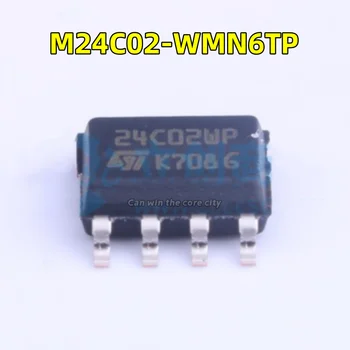 1-100 DB/SOK Új M24C02-WMN6TP Screscreen 24C02WP Javítás SOIC-8 EEPROM Memória Chip