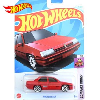 2024B Eredeti Hot Wheels Autó Proton SAGA Gyermekek a Játékokat Fiúknak 1/64 Fröccsöntött Alufelni Jármű Modell Kompakt Királyok Gyűjtő Ajándék