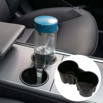 A Tesla Model 3-Y 2021 2022 középkonzol Ellenőrzési Víz pohártartó TPE Limiter Rögzített pohártartóban Autó Belső Tartozékok