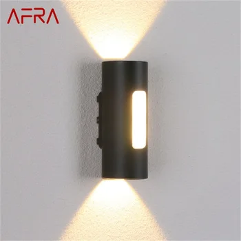 AFRA Kültéri Fali Lámpa Lámpatest LED-es Terasz Falikarok Vízálló Kreatív Dekorációs Veranda Lépcső Kert