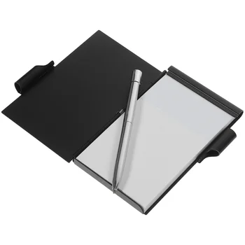 Alumínium Ötvözet Kártya Doboz Notebook Mini irodaszer Jegyzetfüzet Figyelembe Gyakorlati Memo Párna Keménytáblás