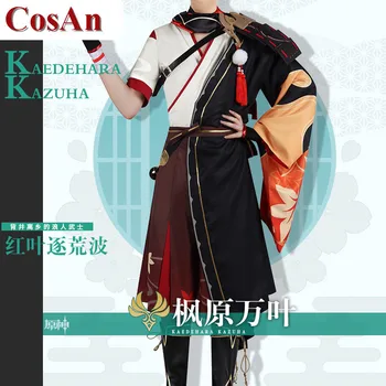 CosAn Genshin Hatása Kaedehara Kazuha Cosplay Jelmez Magas Minőségű Csata Kimonó Tevékenység Fél Szerepjáték Ruházat, Egyéni -, Hogy