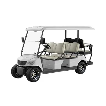 Egyéni 4 Kerék golfkocsik golf kocsi elektromos áram Elektromos golfkocsi 6 utas golfkocsi