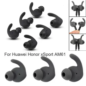 Fülhallgató Csere Fül Tippek Protector Fülhallgató Szilikon Borító védőkupakkal Eartips Fedezni Huawei Honor xSport AM61