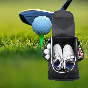 Golf Cipő Táska Golflabda Jogosultja Cipzáras Többfunkciós Könnyű Mellékletek Cipő hordtáska Felnőttek számára, Utazás, Kemping, Túrázás