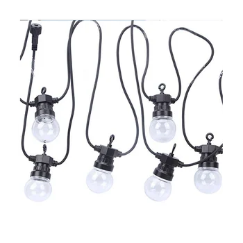 LED G50 String Lámpák Kültéri Karácsonyi Koszorú Dekoráció Fény Tündér Villanykörte Esküvő Kerti Lámpa