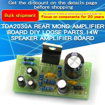 Láz TDA2030A Hátsó Mono Erősítő Testület DIY Laza Részeket 14W Hangszóró Audio Erősítő Testület Áramkör