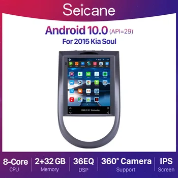 Seicane 9,7 hüvelykes Android 10.0 2+32G autórádió GPS Navigációs A Kia Soul 2010 2011 2012 2013 Multimédia Videó Lejátszó, nincs, 2 din