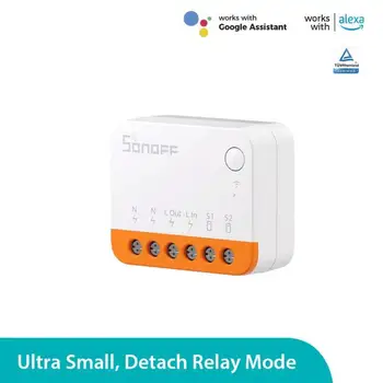 Sonoff Mini R4 Extrém Wifi Smart Switch kétirányú Távirányító Leválasztani Relé Mód Intelligens Otthon Modlue Keresztül EWelink APP Alexa, a Google