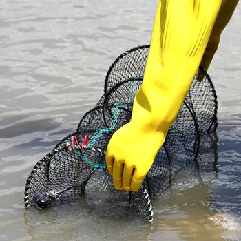 Tavaszi Ketrec Halászati Nettó Automatikus Összecsukható Rák Körkörös Tavaszi Halászat Nettó Kültéri Kemping Halászati Eszköz