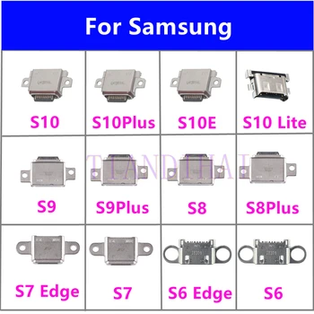 USB-Jack Csatlakozó Töltés Dock Csatlakozó Port Samsung Galaxy S6 S7 Szélén S8 S9 S10 Plusz Lite S10e Micro C-Típusú Töltés Csatlakozó