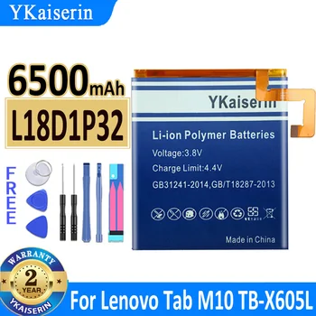 YKaiserin Akkumulátor L19D1P32 L18D1P32 a Lenovo Fül M10 TB-X505X X505L X505F/TB-X605L TB-X605F TB-X605M TB-X505X Kód Volta