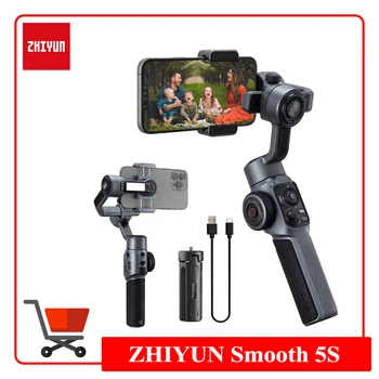 Zhiyun Sima 5S 3-Tengely Kézi Okostelefon Gimbal Stabilizátor, Control APP iPhone/Xiaomi/Samsung/Huawei