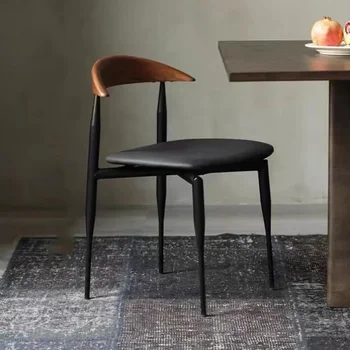 társalgó északi étkező székek hiúság egyes skandináv konyha étkező székek modern tervező sillas para comedor bútor GY50DC