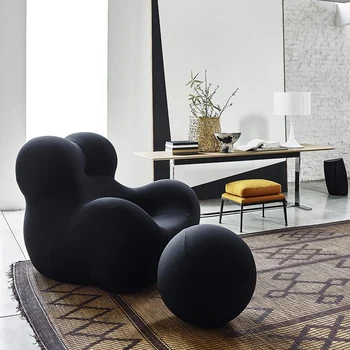 Északi tervező szövet kanapé online celeb kreatív hortenzia szék modern, egyszerű luxus fotel egyetlen személy kanapé fotel